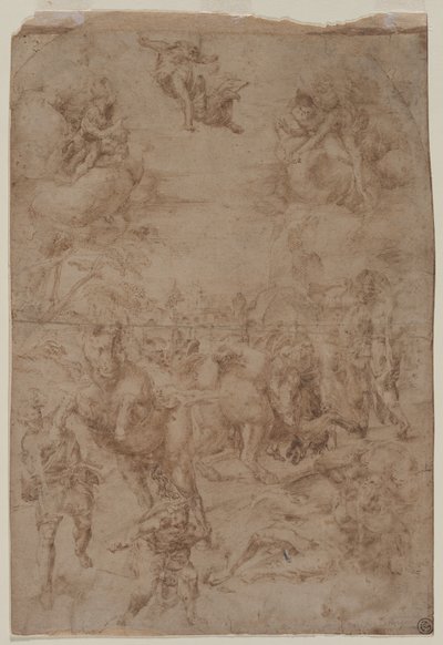 A conversão de São Paulo, após 1575. de Lelio Orsi da Novellara