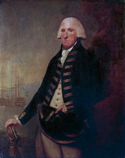 Retrato de Sir Samuel Hood, I Visconde Hood (Butleigh de Lemuel Francis Abbott