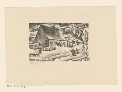 Altenberg (Ertsgebergte) (título original no objeto) de Leo Gestel (signed by artist)