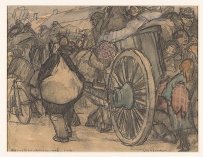 Antuérpia-Roosendaal-1914 (título original no objeto) de Leo Gestel (signed by artist)