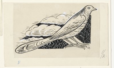Duif de Leo Gestel (signed by artist)