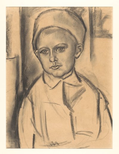 Retrato de um rapaz desconhecido de Leo Gestel (signed by artist)