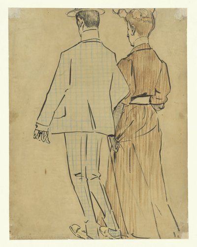 casal ambulante de Leo Gestel (signed by artist)