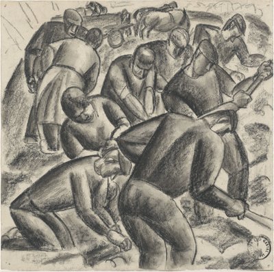 Colhedoras de batatas em acção nos campos de Leo Gestel
