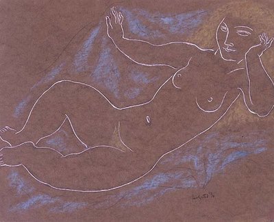 Loira nua de Leo Gestel