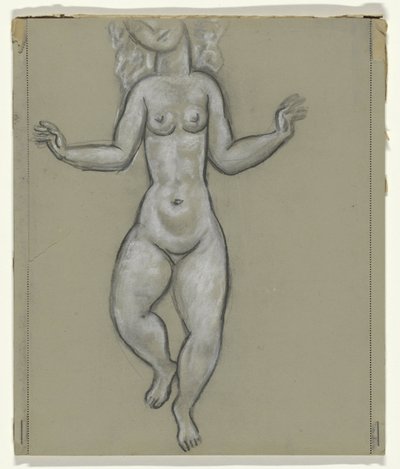 mulher nua dançando de Leo Gestel