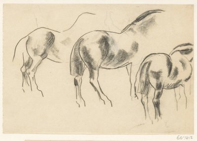 Três cavalos de Leo Gestel