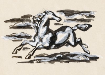Cavalo a galope de Leo Gestel