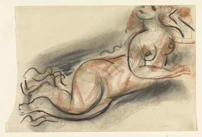 Mulher nua reclinada de Leo Gestel