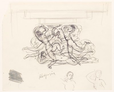 Mulheres nuas nadando de Leo Gestel
