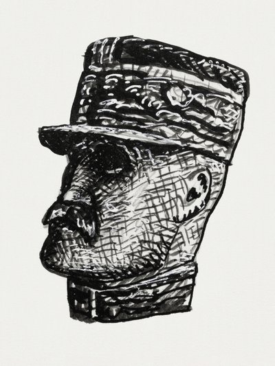 Retrato de Ferdinand Foch (c. 1891–1941) de Leo Gestel