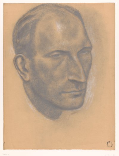 Retrato de um homem desconhecido de Leo Gestel