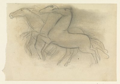 Cavalos correndo de Leo Gestel