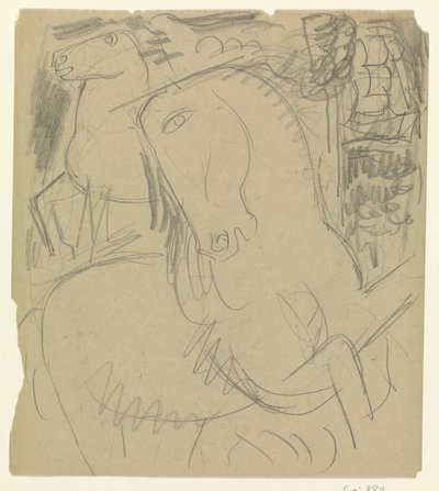Dois cavalos de Leo Gestel