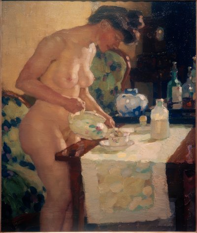 Modelo à mesa do chá de Leo Putz