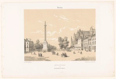Zicht op de Place Maréchal-Foch en de Cours Saint-Pierre em Nantes
Nantes. Cours St. Pierre (título sobre o objecto)
Hedendaags Frankrijk (título da série)
La France de nos jours (título da série) de Leon Auguste Asselineau