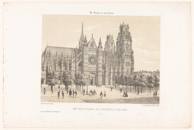 Zicht op de kathedraal van Orléans (noordzijde)
Lado norte da catedral em Orleães (título sobre o objecto)
Hedendaags Frankrijk (título da série)
La France de nos jours (título da série sobre o objecto) de Leon Auguste Asselineau