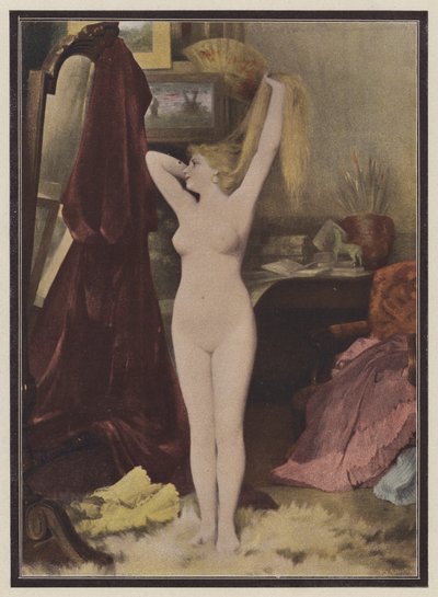 O modelo (cor litho) de Leon Auguste Cesar Hodebert
