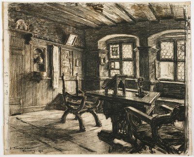 Quarto Durer em Nuremberg, 1896 de Leon Augustin Lhermitte