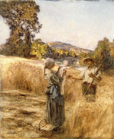 Refeição noturna, de Leon Augustin Lhermitte