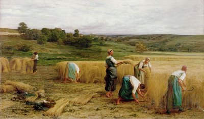 Colheita, 1874 de Leon Augustin Lhermitte
