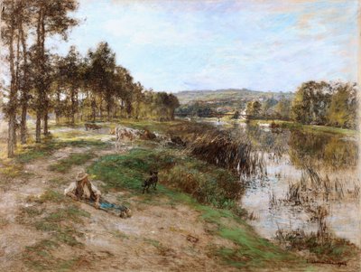 Nas margens do Marne, 1904 de Leon Augustin Lhermitte