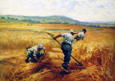 Reapers, 1910. de Leon Augustin Lhermitte