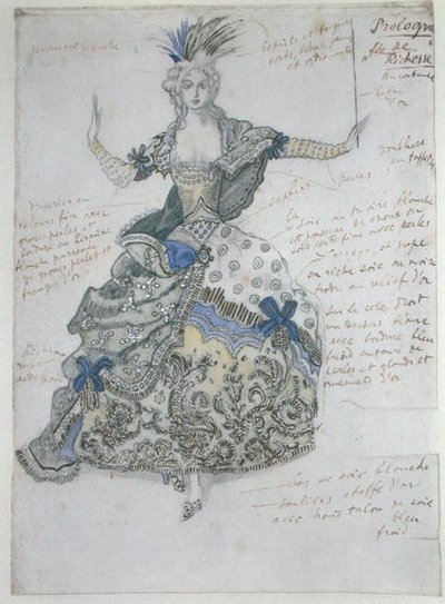 La Belle au Bois Dormant, desenho de fantasia para 