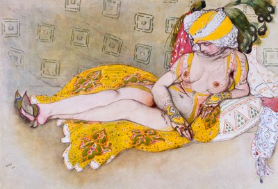 A Sultana Amarela, 1916. de Leon Bakst