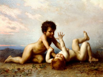 Meninos de luta, 1889 de Leon Bazile Perrault