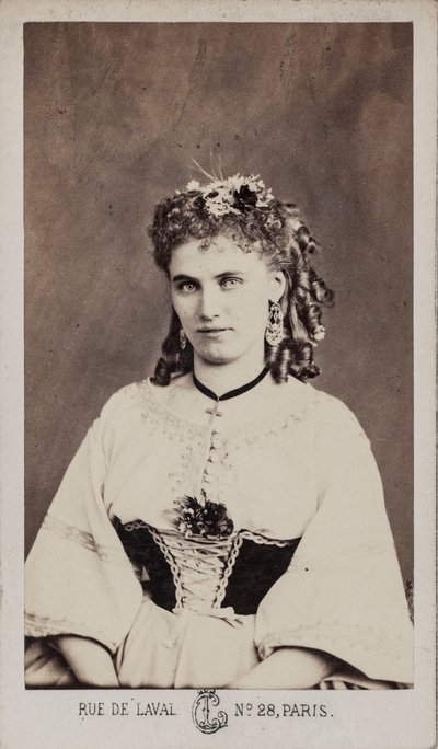 Retrato de Christine Nilsson 1843-1921. de Leon Cremiere
