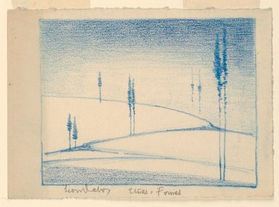 Paisagem Nevada (Formulários de Estudo) de Leon Dabo