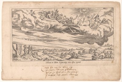 Deuses olímpicos admiram a nova constelação Le Fable de Calisto (título da série) Mito de Calisto (título da série) de Leon Davent