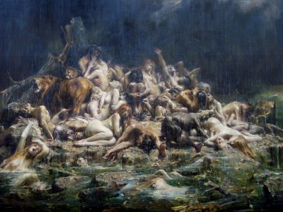 O Dilúvio de Leon Francois Comerre