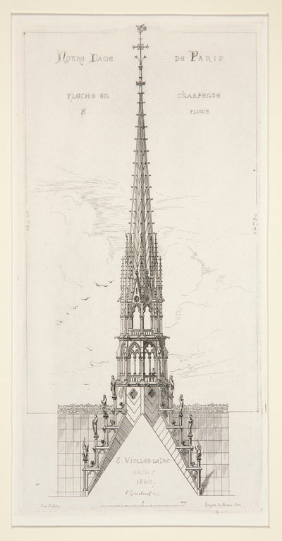 Notre Dame de Paris: Arrow in Frame and Lead de Leon Gaucherel