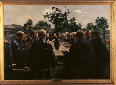 A refeição funerária de Leon Henri Marie Frederic