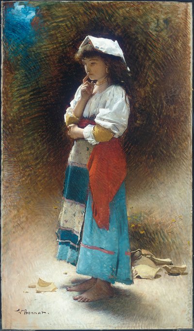 O Batedor Quebrado (óleo sobre tela) de Leon Joseph Florentin Bonnat