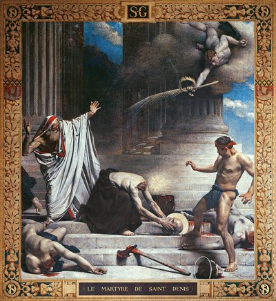 O martírio de são denis (mural) de Leon Joseph Florentin Bonnat