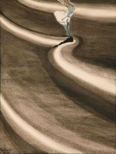 Raparigas nas Ondas; Fillettes devant la vague de Leon Spilliaert