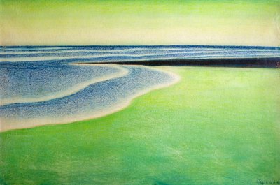Paisagem Verde do Mar de Leon Spilliaert