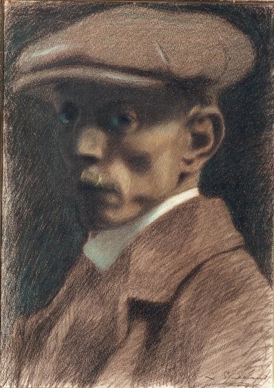 Autorretrato, 1900. de Leon Spilliaert