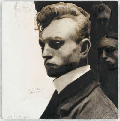 Autorretrato, 1903. de Leon Spilliaert