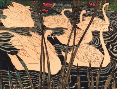 Cisnes, c. 1900. de Leon Spilliaert