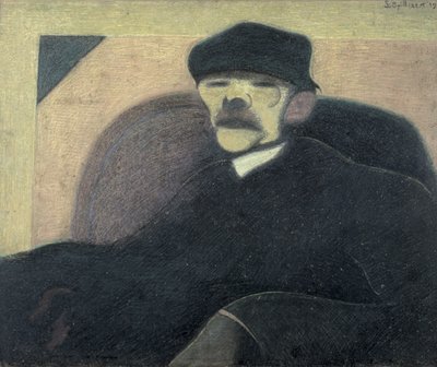 O Homem da Orelha Vermelha, Retrato de Gorky de Leon Spilliaert