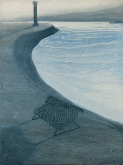 The Seafront, Ostende; La Digue de Mer, Ostende de Leon Spilliaert