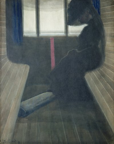 A Mulher no Comboio, A Viúva de Leon Spilliaert