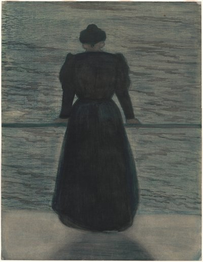 Mulher à beira-mar de Leon Spilliaert