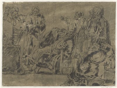 Cristo diante do Sumo Sacerdote de Leonaert Bramer