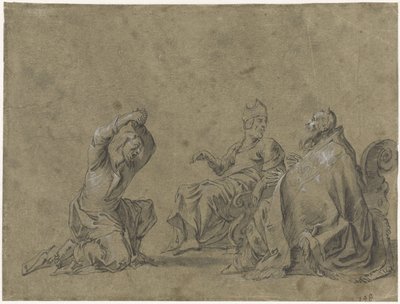 Judas traz de volta as peças de prata de Leonaert Bramer