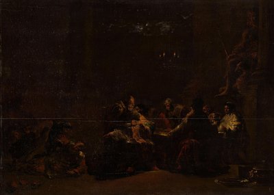 Pasur Ferindo Jeremias no Templo de Leonaert Bramer